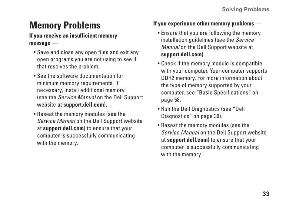 Dell Dimension 2010 User Manual | Page 35 / 90