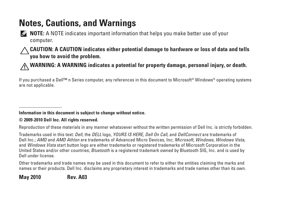 Dell Dimension 2010 User Manual | Page 4 / 90