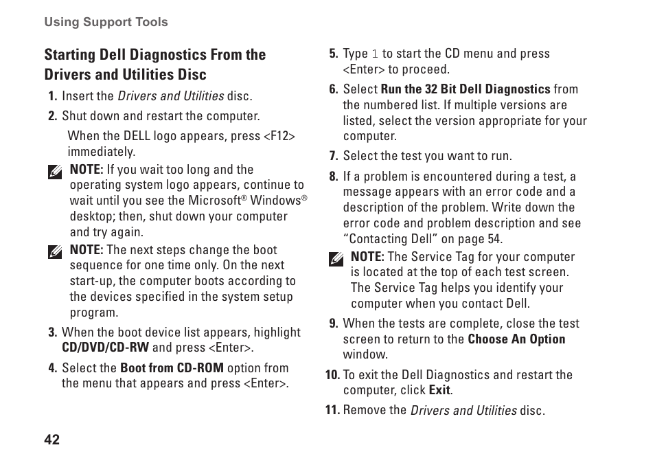 Dell Dimension 2010 User Manual | Page 44 / 90