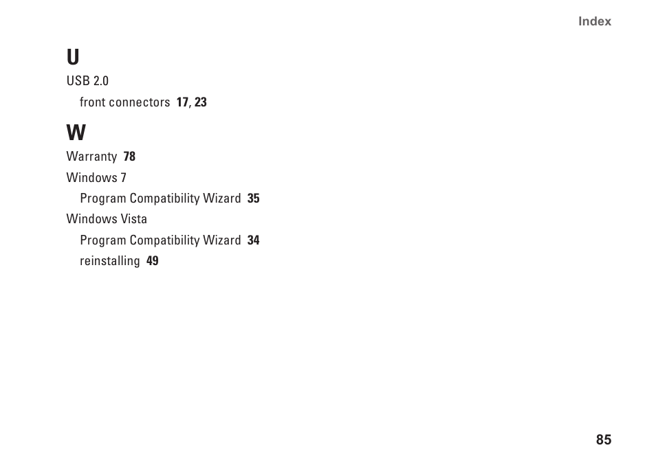 Dell Dimension 2010 User Manual | Page 87 / 90