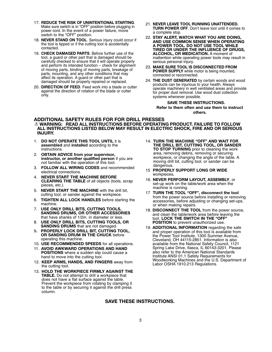 Black & Decker BDDP100 User Manual | Page 3 / 38