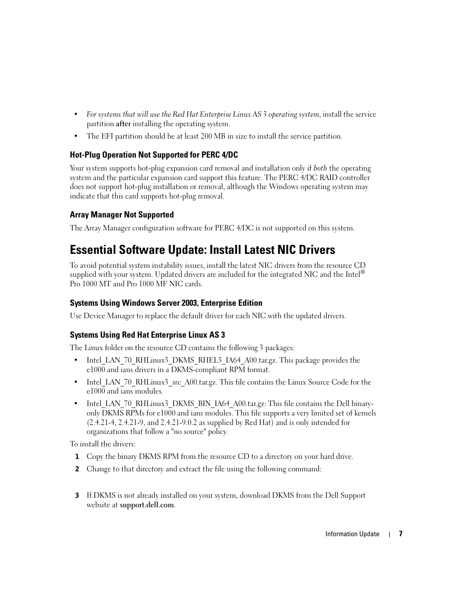 Dell PowerEdge 7250 User Manual | Page 7 / 34