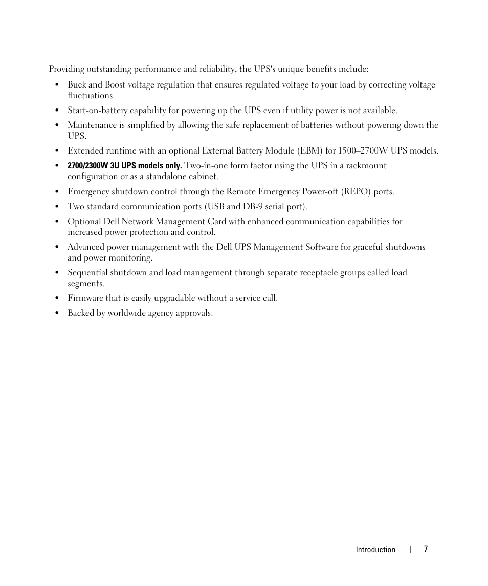 Dell UPS 1000R User Manual | Page 7 / 73