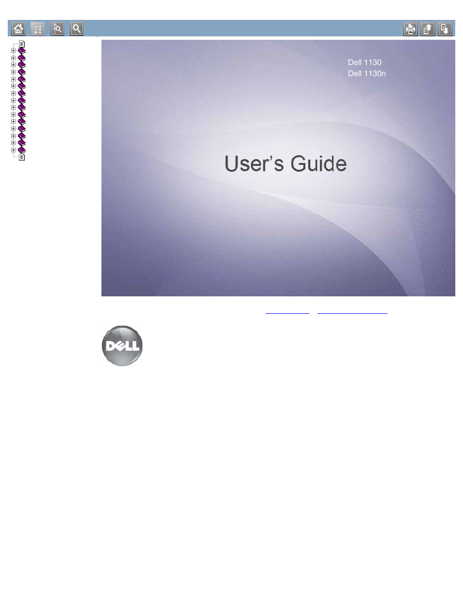 Dell 1130 Laser Mono Printer User Manual | 103 pages