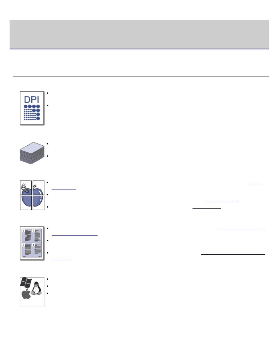 Features of your new product, Special features, Print with excellent quality and speed | Handle many different types of printable material, Create professional documents, Save time and money, Print in various environments, Ipv6 | Dell 1130 Laser Mono Printer User Manual | Page 11 / 103