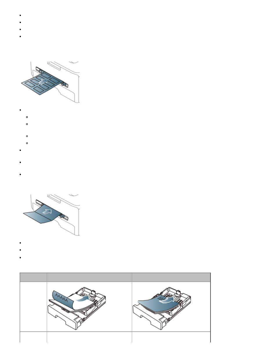 Labels, Card stock/custom-sized paper, Letterhead/preprinted paper | Dell 1130 Laser Mono Printer User Manual | Page 43 / 103