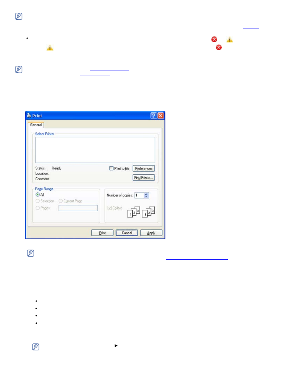 Canceling a print job | Dell 1130 Laser Mono Printer User Manual | Page 46 / 103