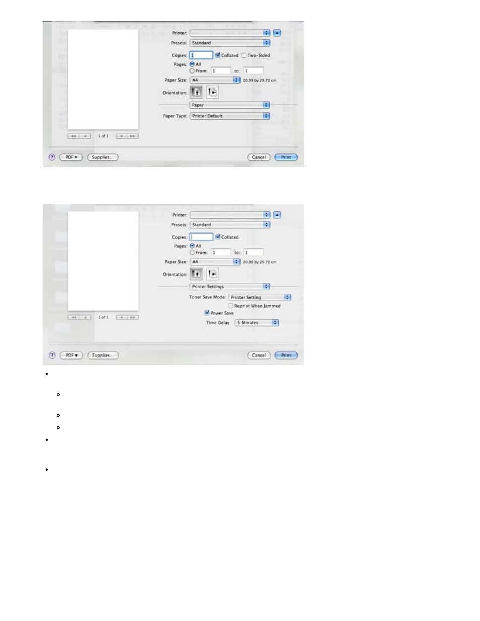 Printing multiple pages on one sheet of paper, Printer settings | Dell 1130 Laser Mono Printer User Manual | Page 57 / 103