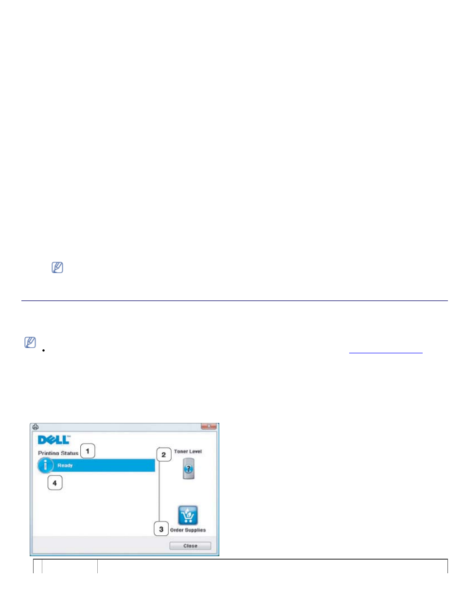 Using the printer status monitor, E-mail notification setup, Setting the contact information | Understanding printer status monitor | Dell 1130 Laser Mono Printer User Manual | Page 62 / 103