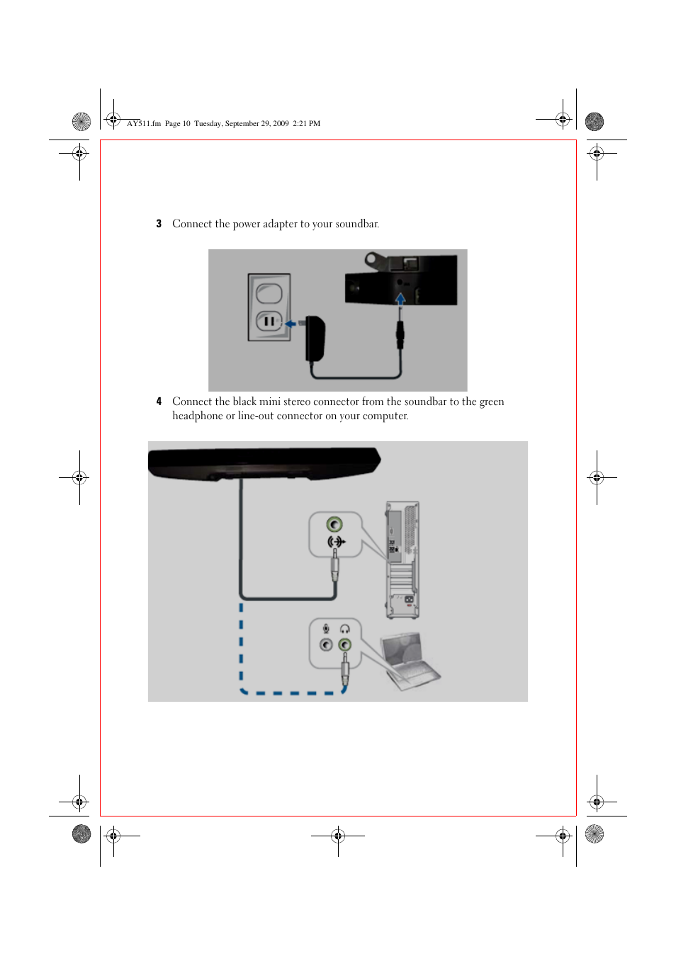 Dell FDP SoundBar with Virtual Surround (AY511) User Manual | Page 2 / 12