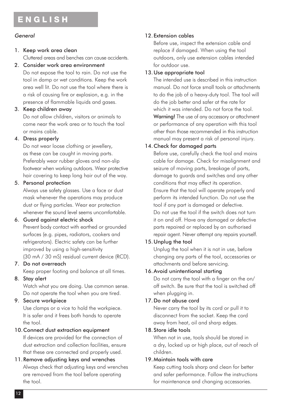 Black & Decker 478306-00 User Manual | Page 12 / 16
