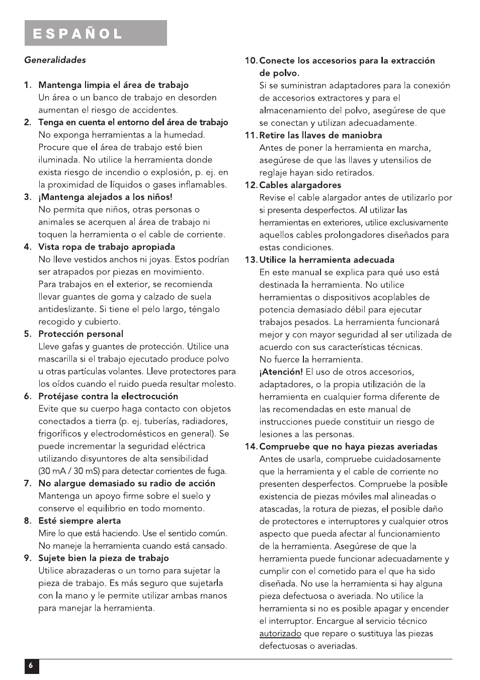 Black & Decker 478306-00 User Manual | Page 6 / 16