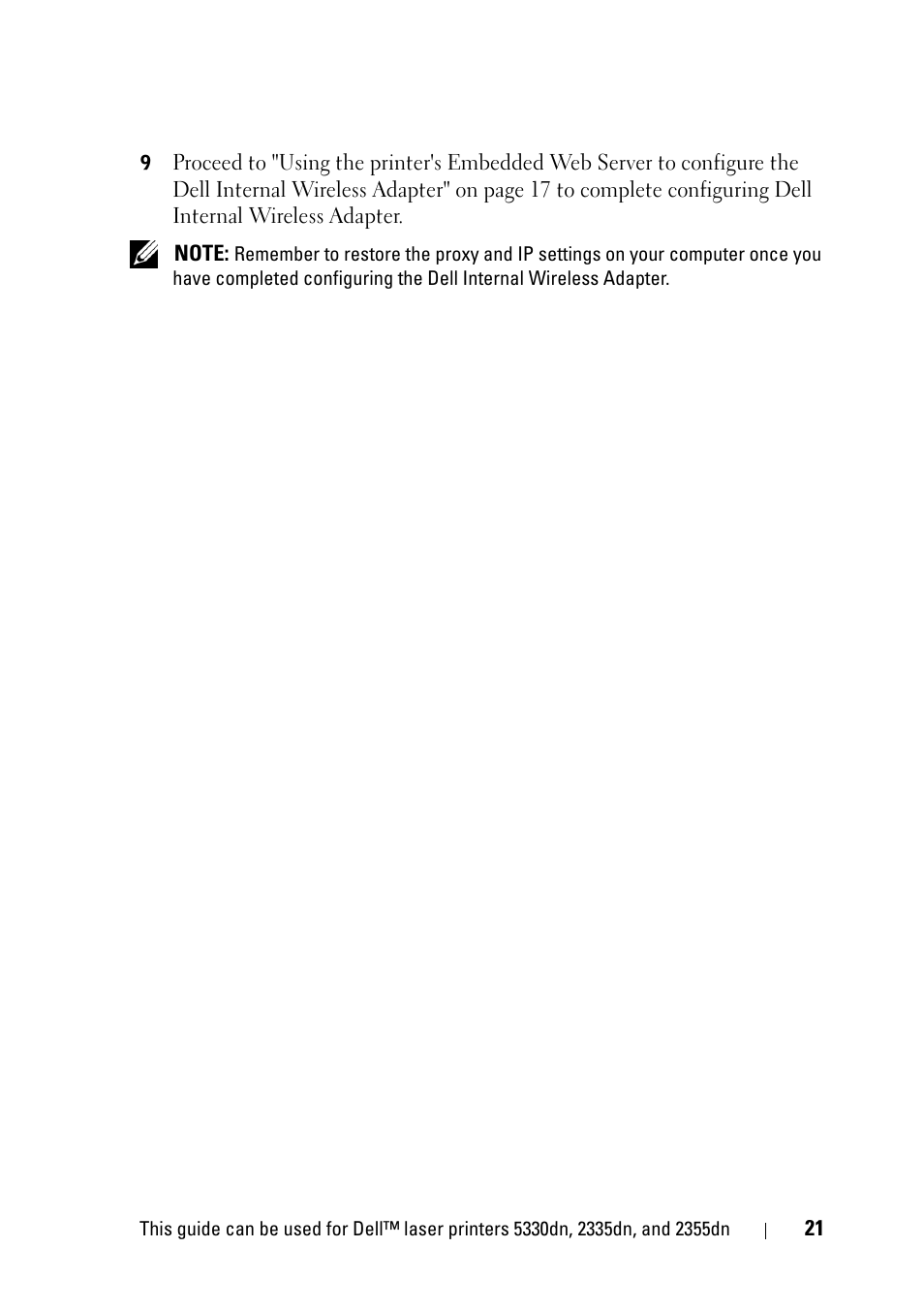 Dell 2355dn Multifunction Mono Laser Printer User Manual | Page 23 / 68