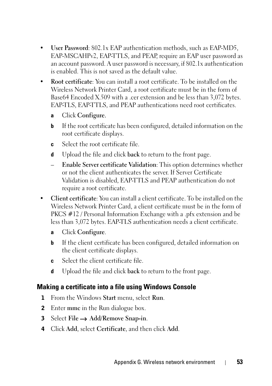 Dell 2355dn Multifunction Mono Laser Printer User Manual | Page 55 / 68