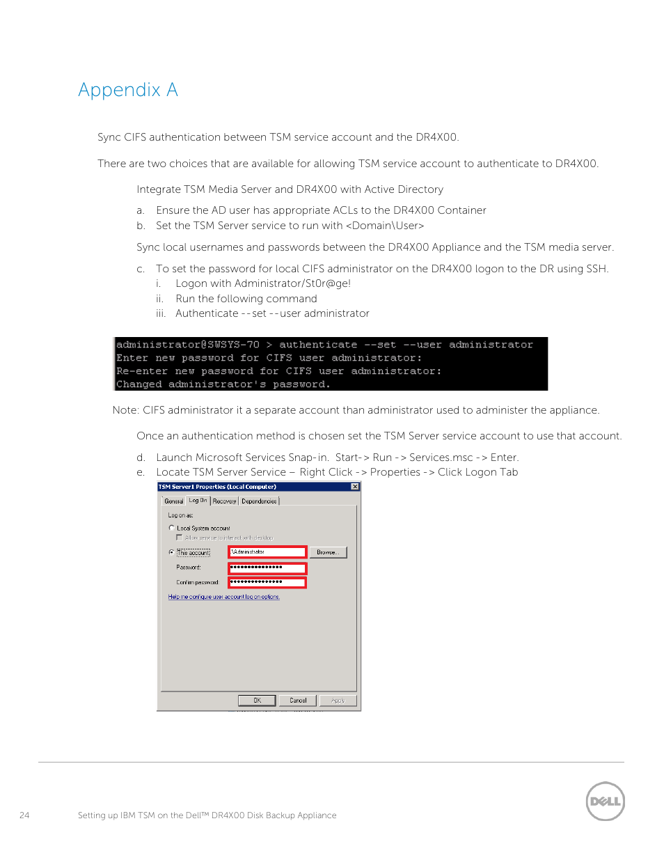 Appendix a | Dell DR4000 User Manual | Page 24 / 26