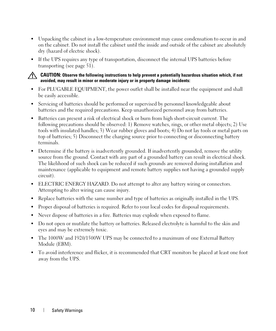 Dell UPS 1000T User Manual | Page 10 / 63