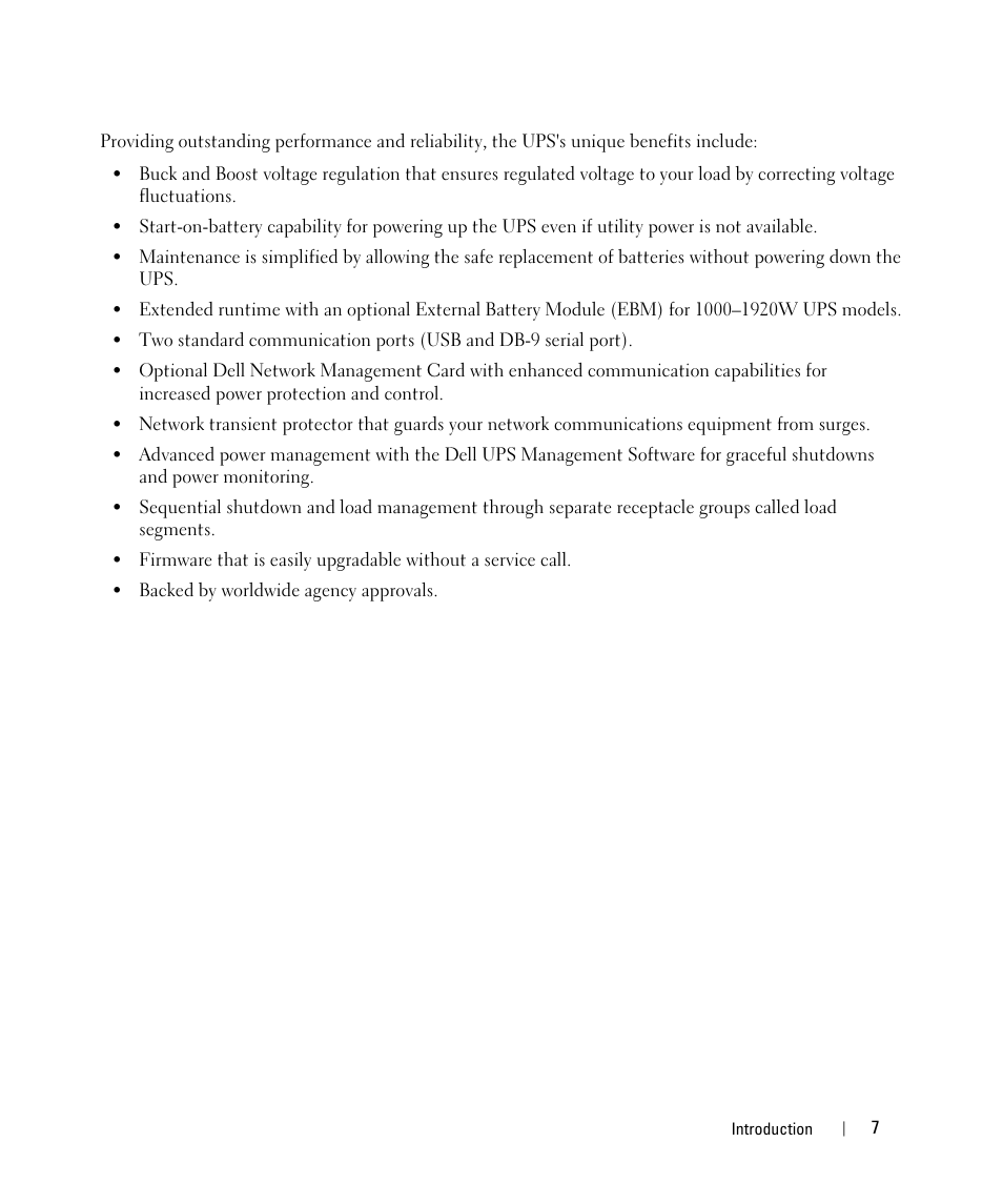 Dell UPS 1000T User Manual | Page 7 / 63