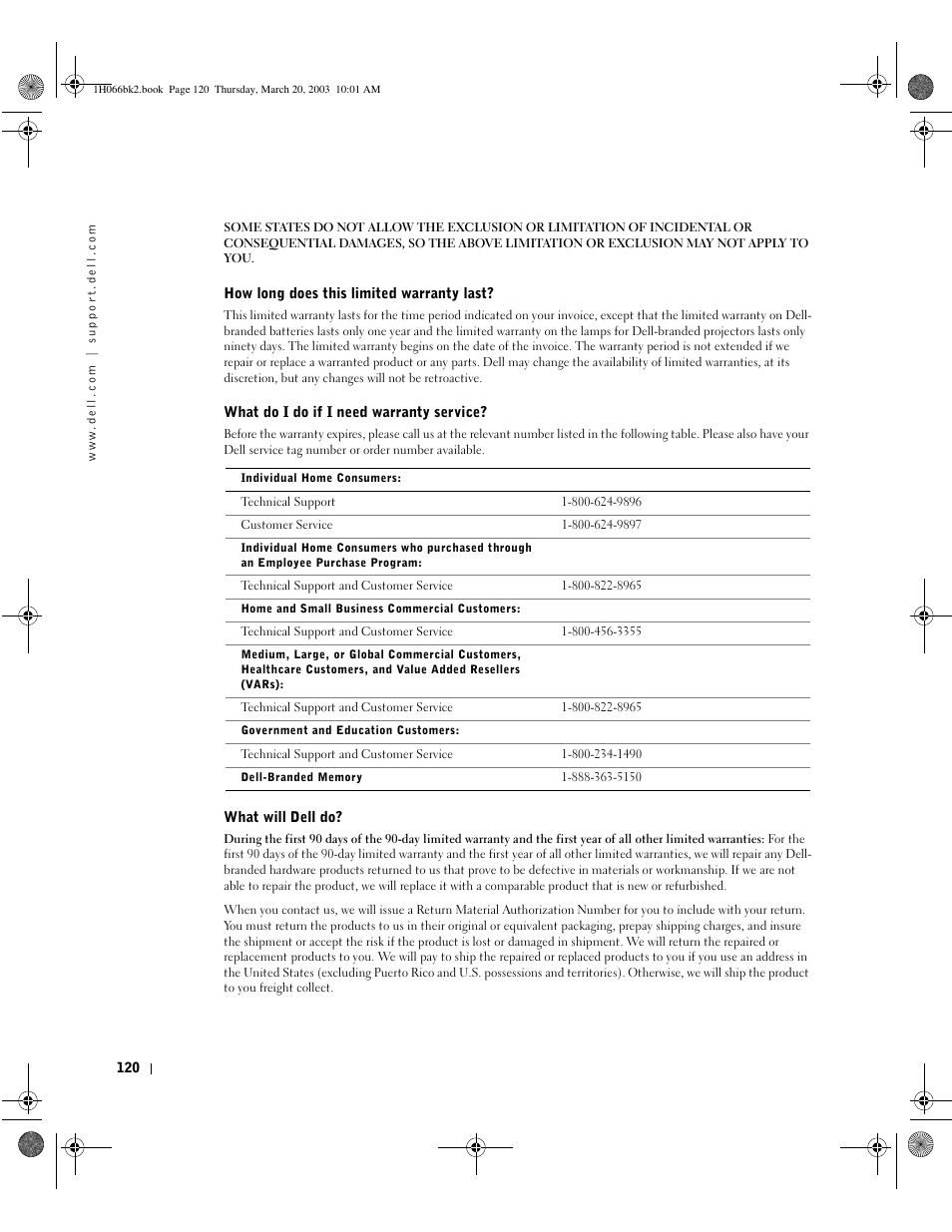 Dell Inspiron 2650 User Manual | Page 120 / 134