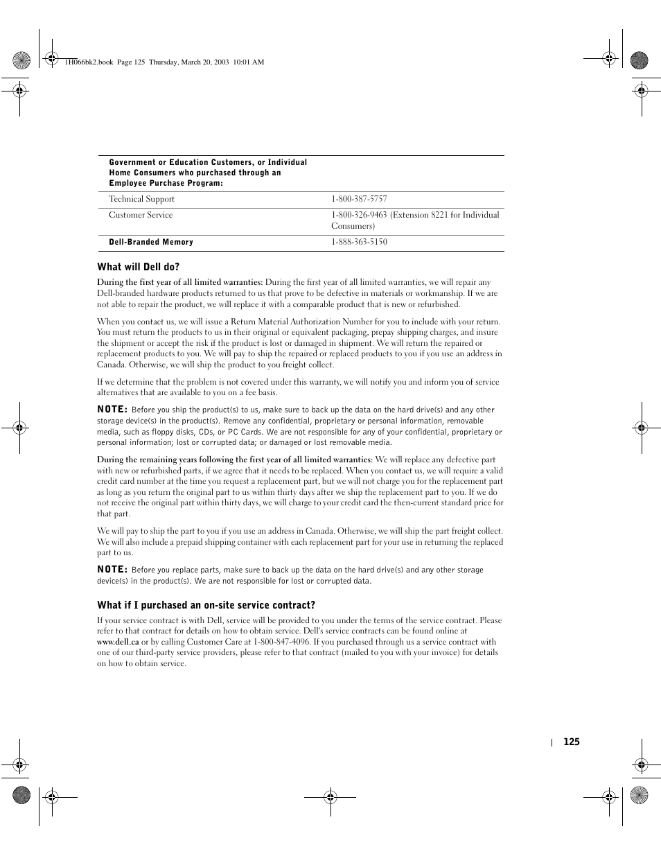 Dell Inspiron 2650 User Manual | Page 125 / 134