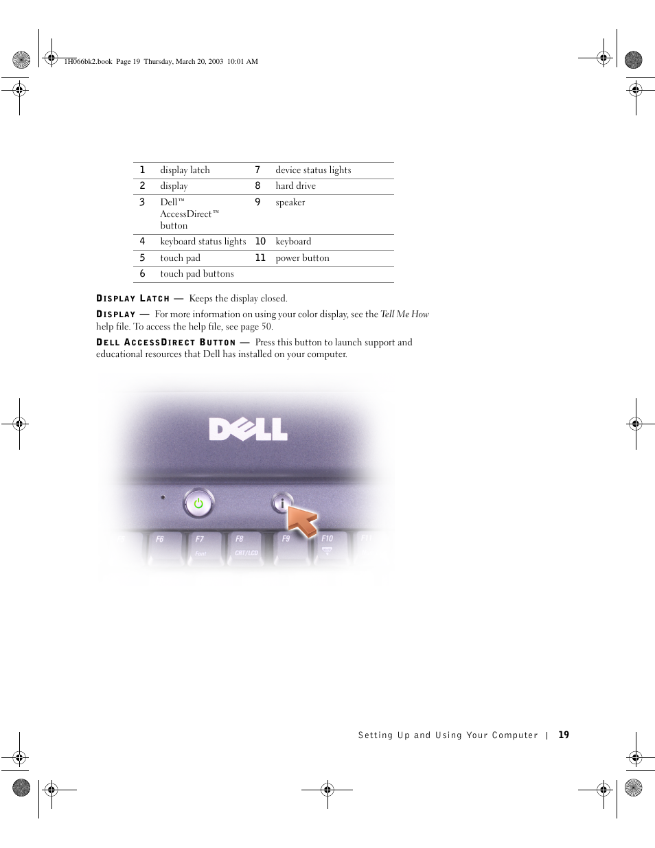 Dell Inspiron 2650 User Manual | Page 19 / 134