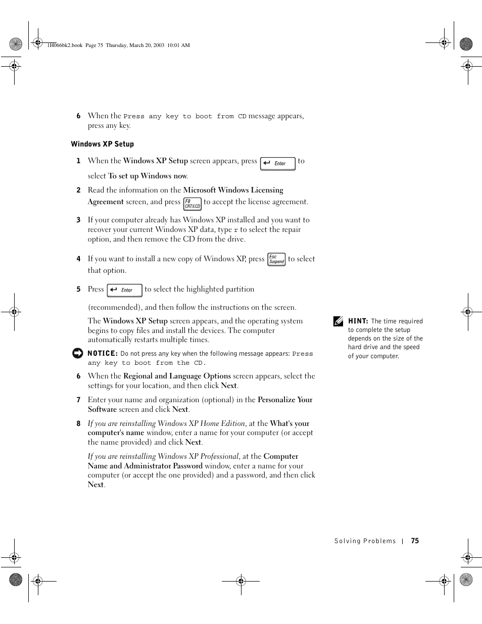 Dell Inspiron 2650 User Manual | Page 75 / 134