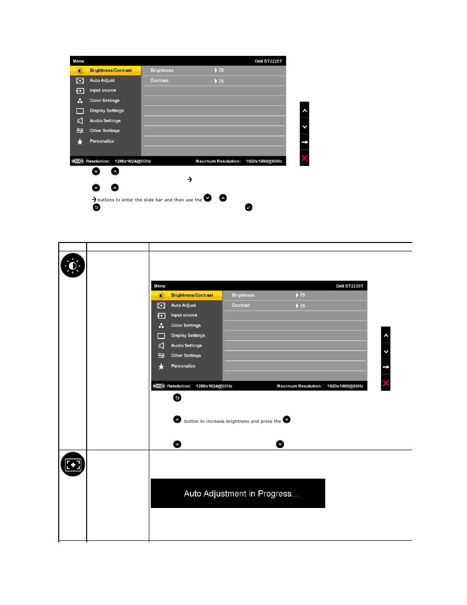 Dell ST2220T Monitor User Manual | Page 17 / 33