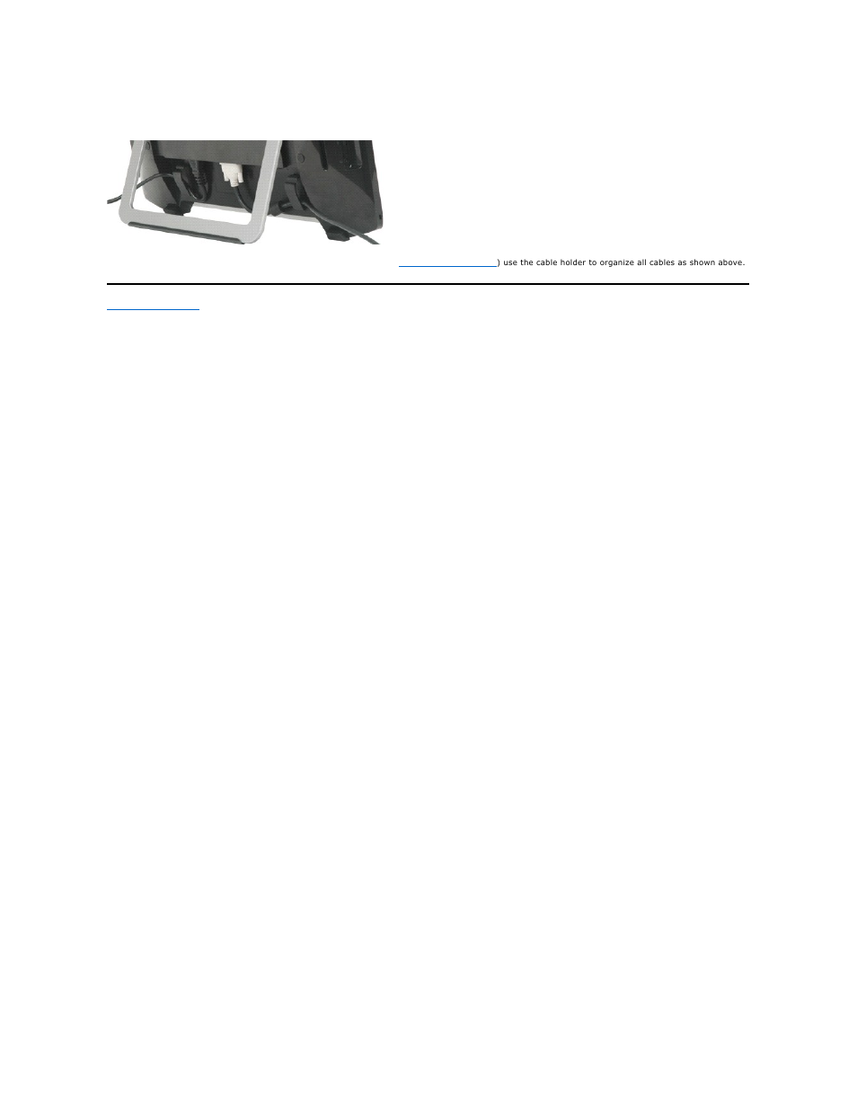 Organizing your cables | Dell ST2220T Monitor User Manual | Page 29 / 33