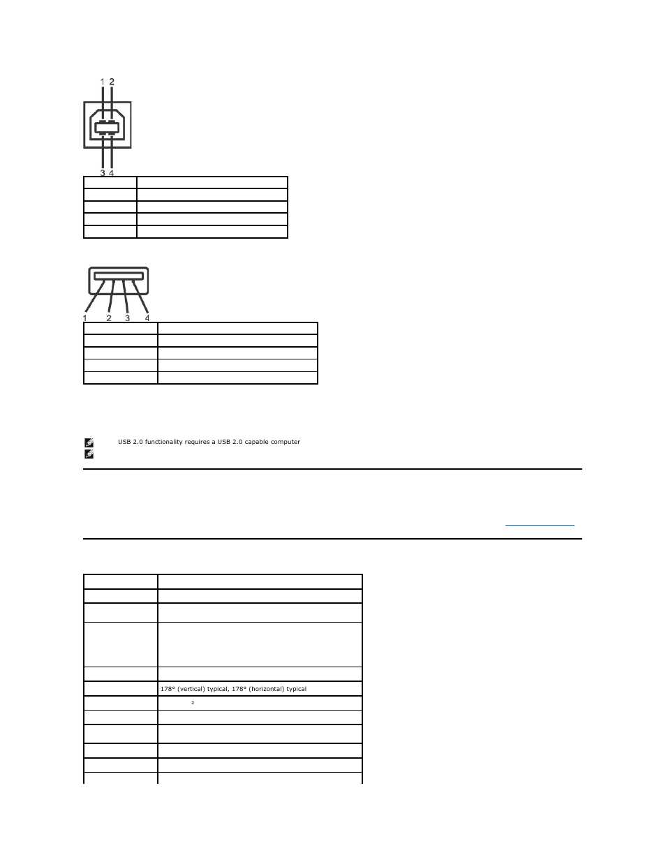 Plug and play capability, Monitor specifications | Dell ST2220T Monitor User Manual | Page 8 / 33