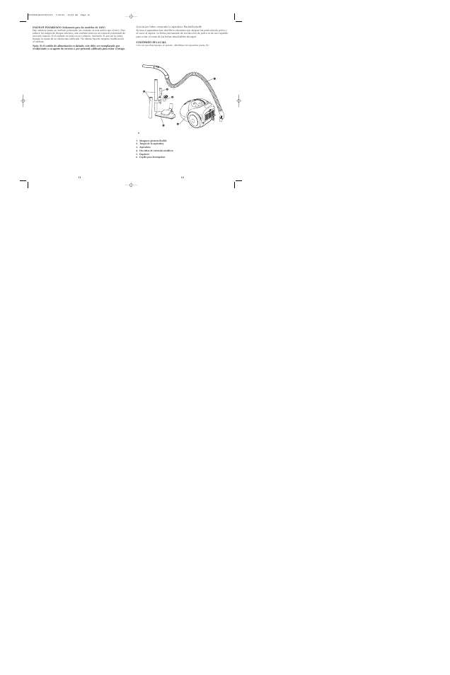 Black & Decker VC2500 User Manual | Page 7 / 13