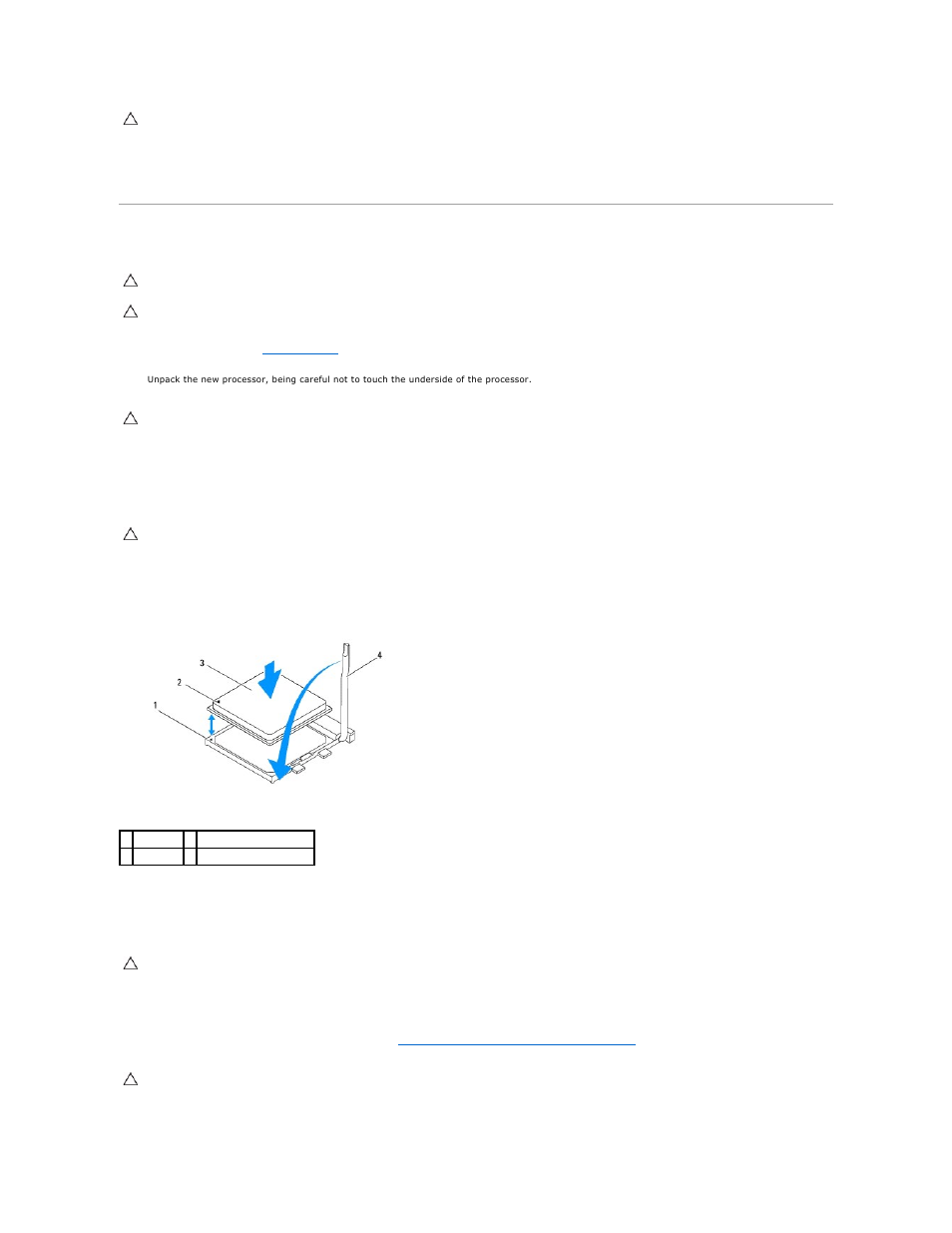 Replacing the processor | Dell Studio XPS 7100 (Mid 2010) User Manual | Page 18 / 53
