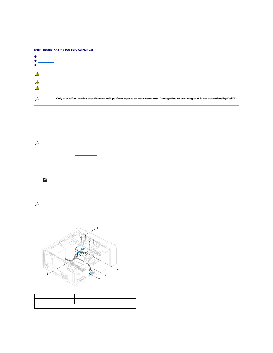 Drives, Hard drive, Removing the primary hard drive | Dell Studio XPS 7100 (Mid 2010) User Manual | Page 20 / 53