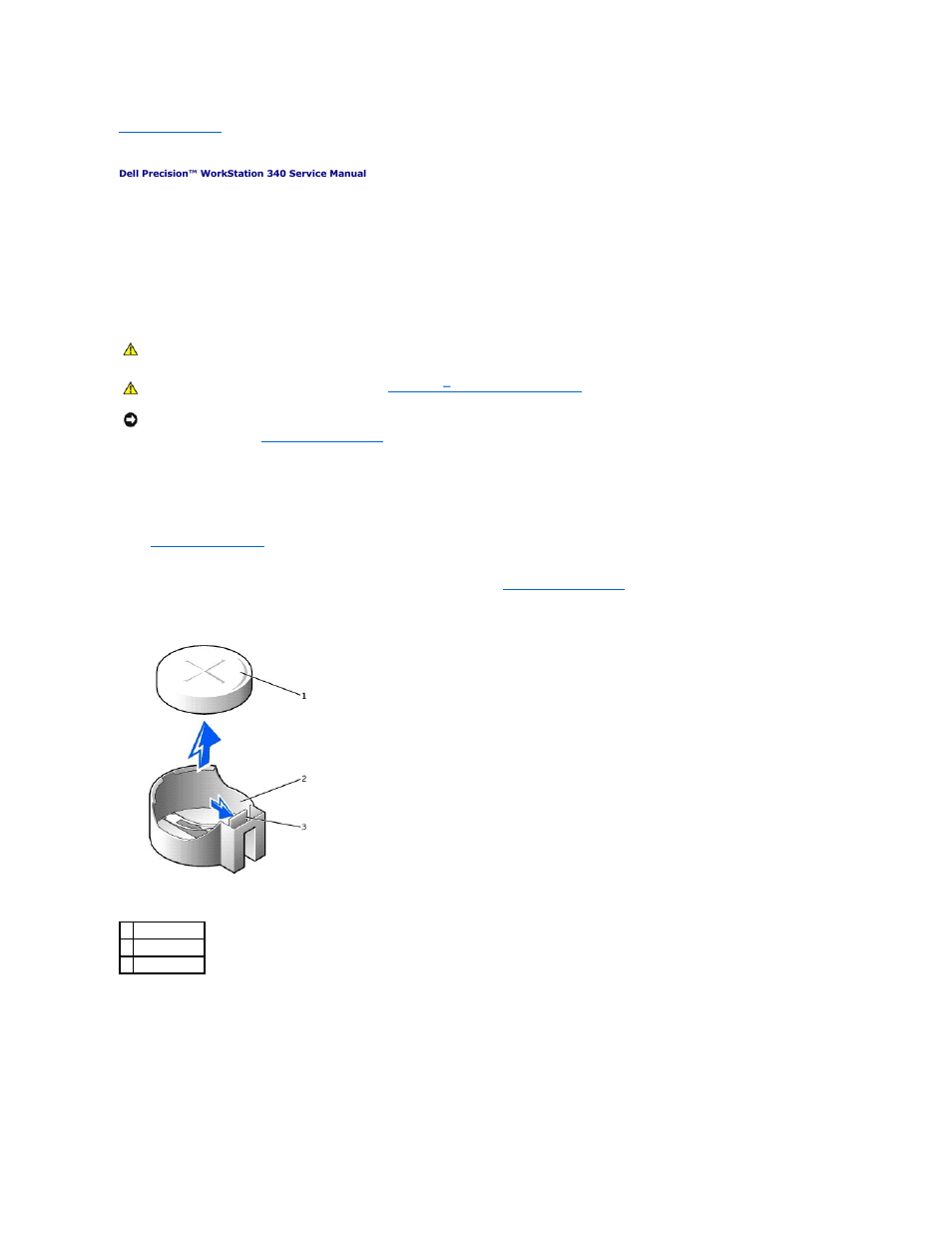 Battery | Dell Precision 340 User Manual | Page 2 / 60