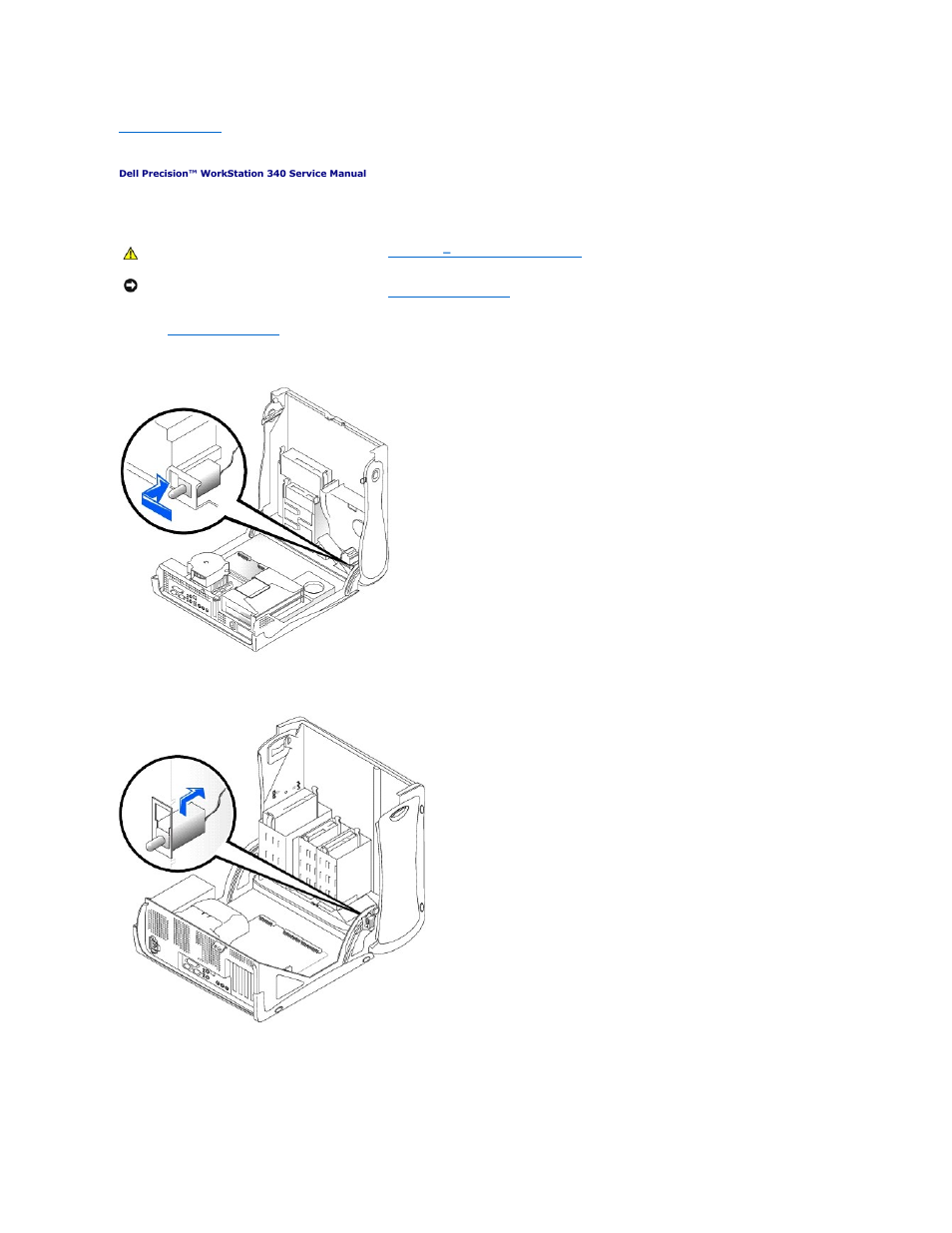 Chassis intrusion switch, Removing the chassis intrusion switch | Dell Precision 340 User Manual | Page 4 / 60