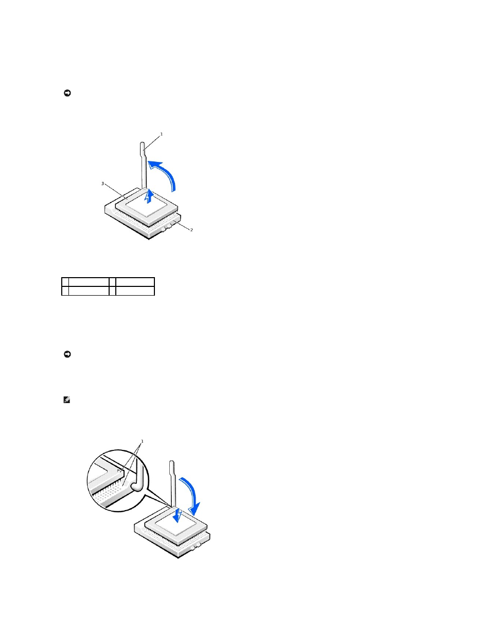 Installing the microprocessor | Dell Precision 340 User Manual | Page 50 / 60