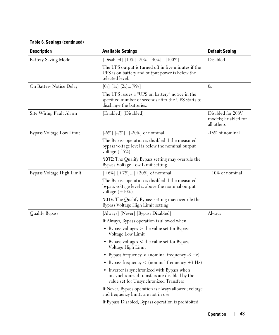 Dell UPS 5600R User Manual | Page 43 / 69