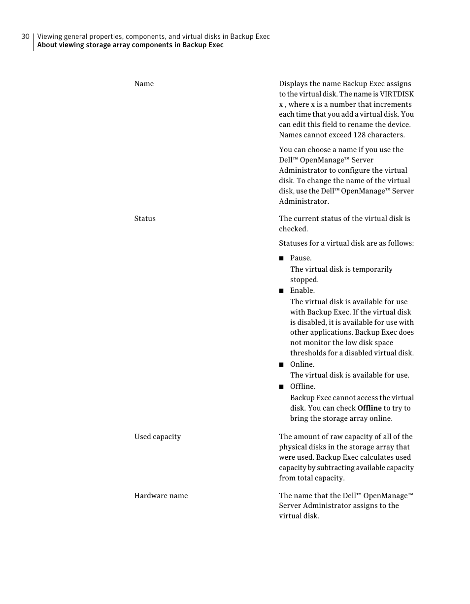 Dell PowerVault DL2000 User Manual | Page 30 / 59