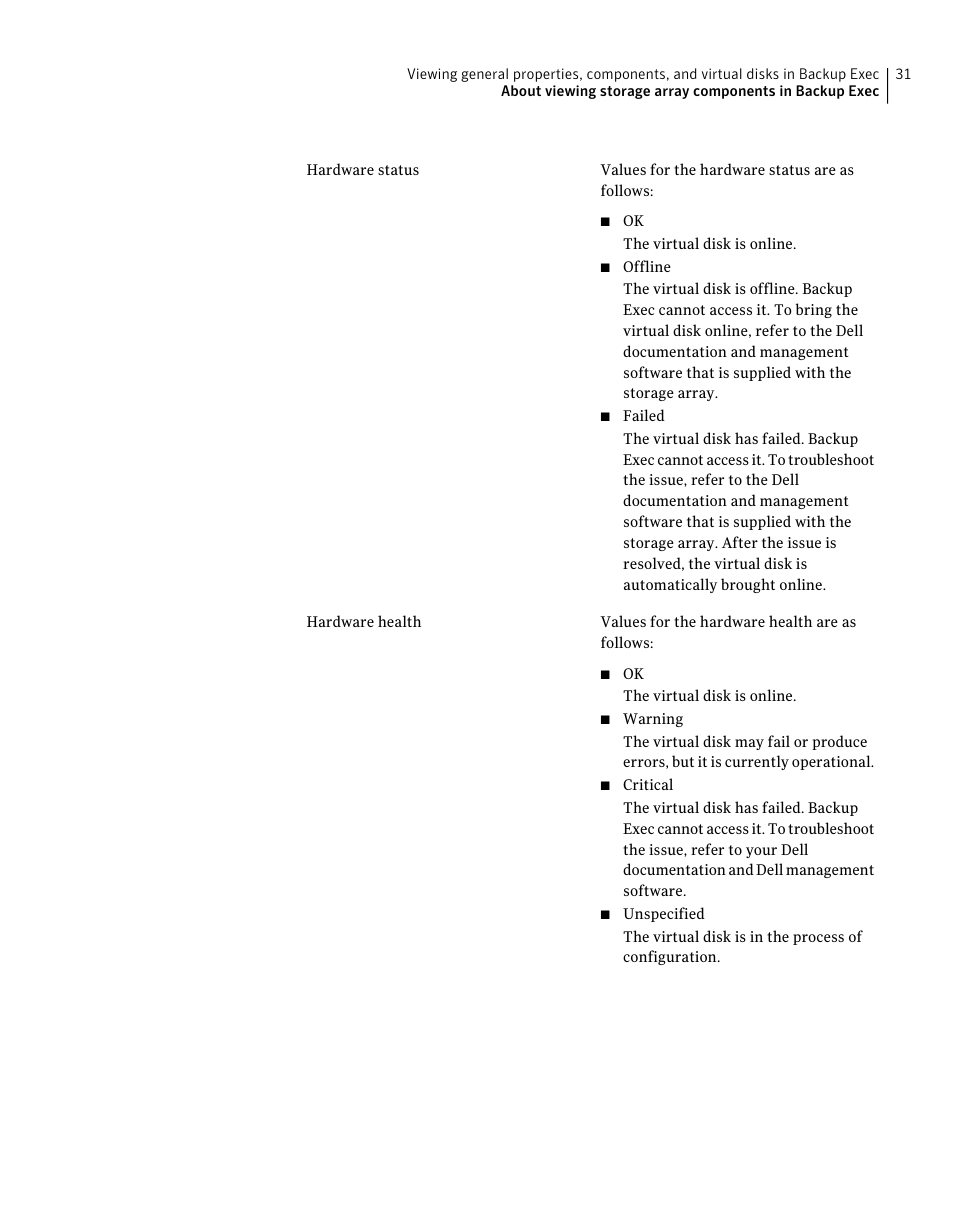 Dell PowerVault DL2000 User Manual | Page 31 / 59