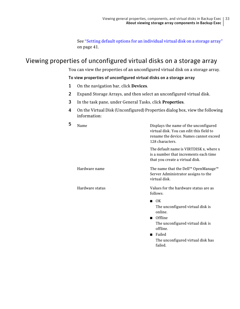 Array | Dell PowerVault DL2000 User Manual | Page 33 / 59