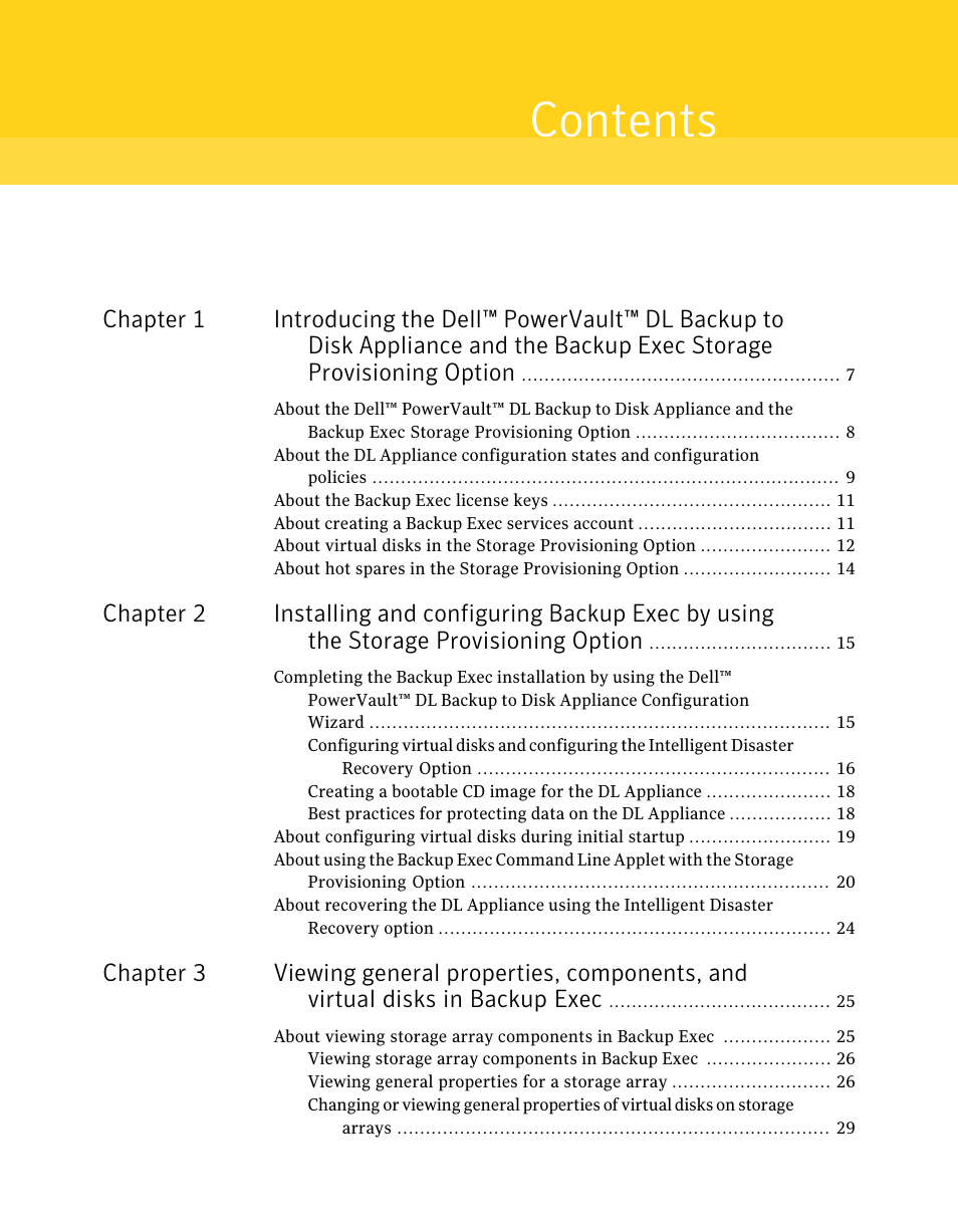 Dell PowerVault DL2000 User Manual | Page 5 / 59