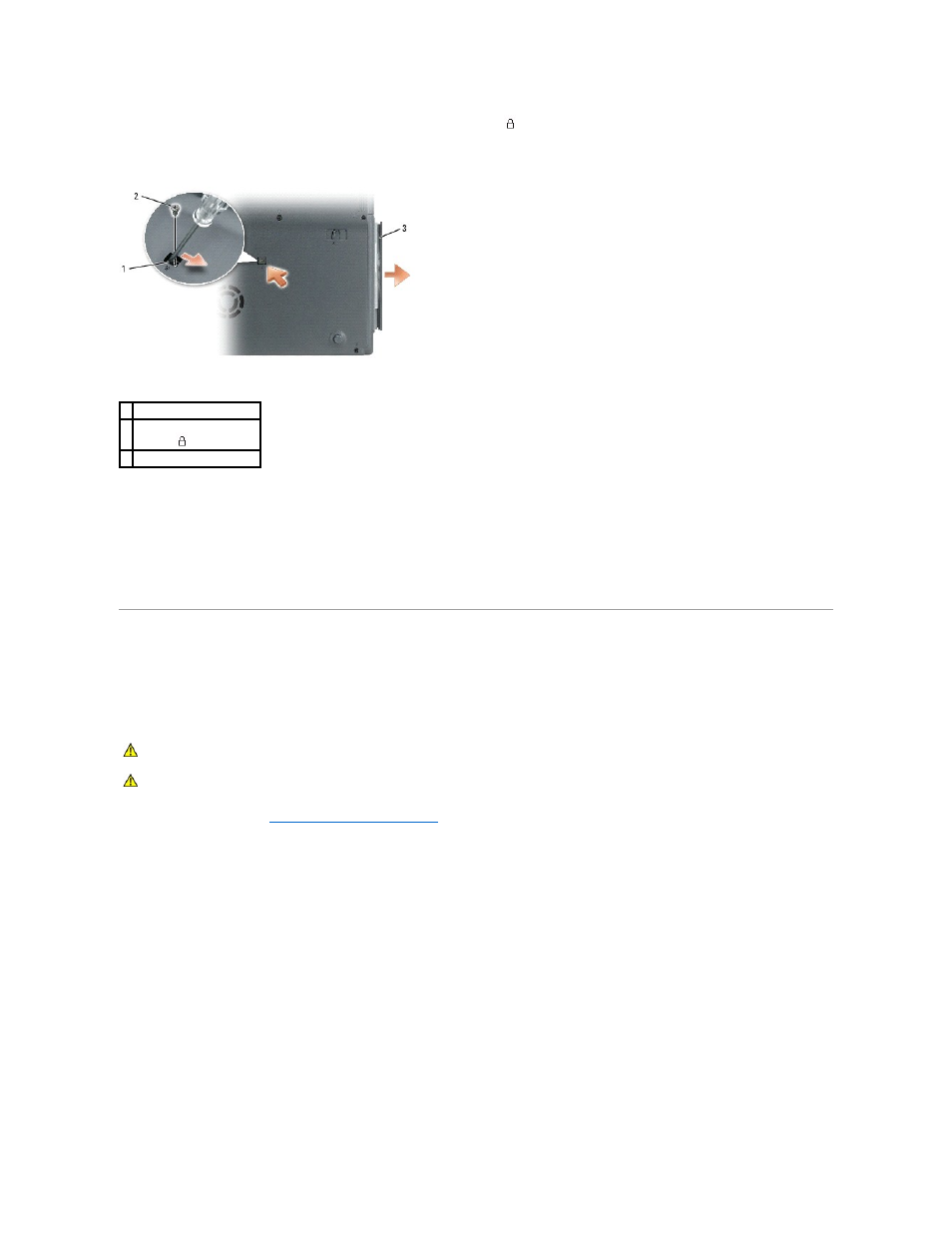 Modem, Installing the optical drive, Removing the modem | Dell Inspiron 2200 User Manual | Page 39 / 45