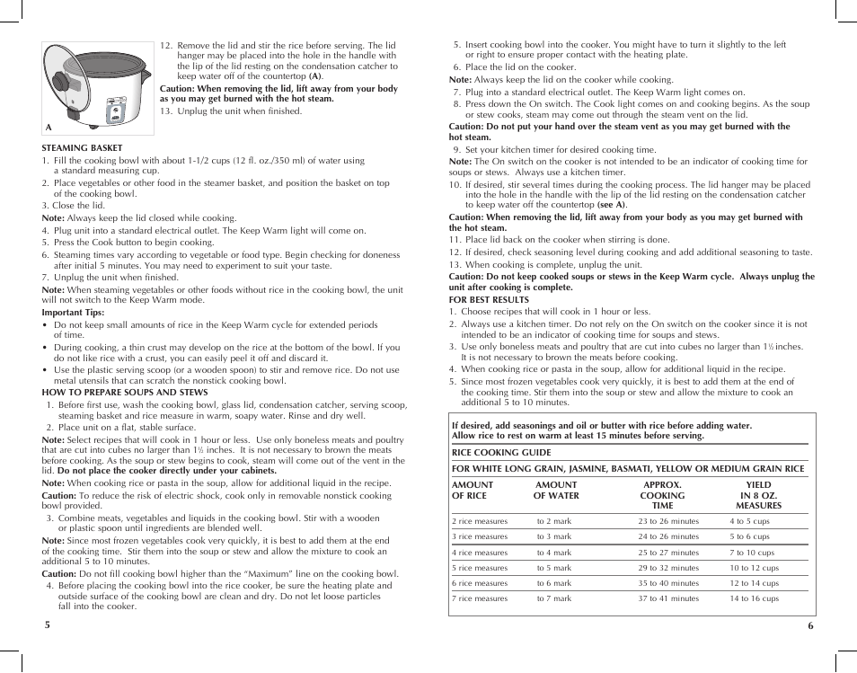Black & Decker RC446 User Manual | Page 4 / 25