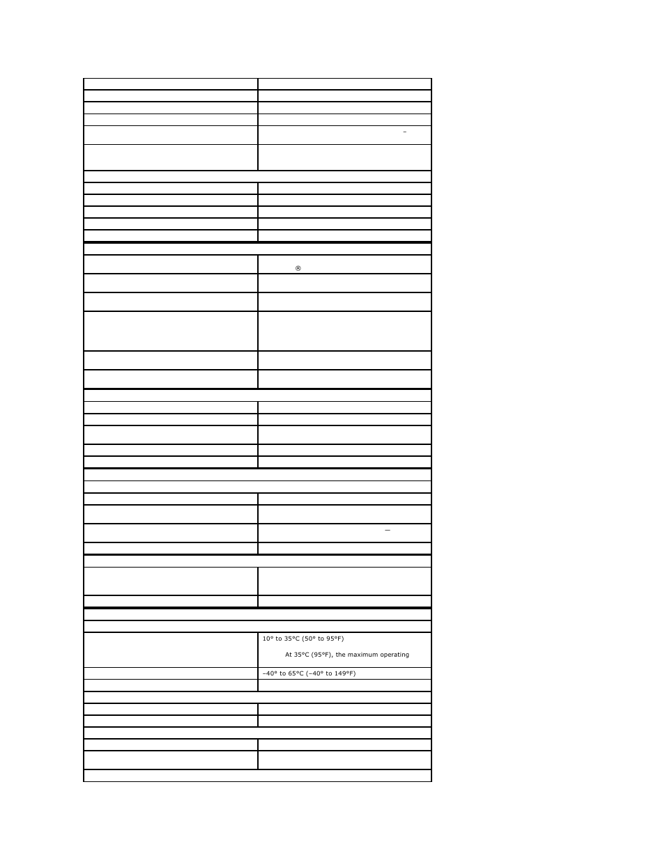 Key combinations, Controls and lights, Power | Physical, Environmental | Dell OptiPlex 160L User Manual | Page 106 / 112