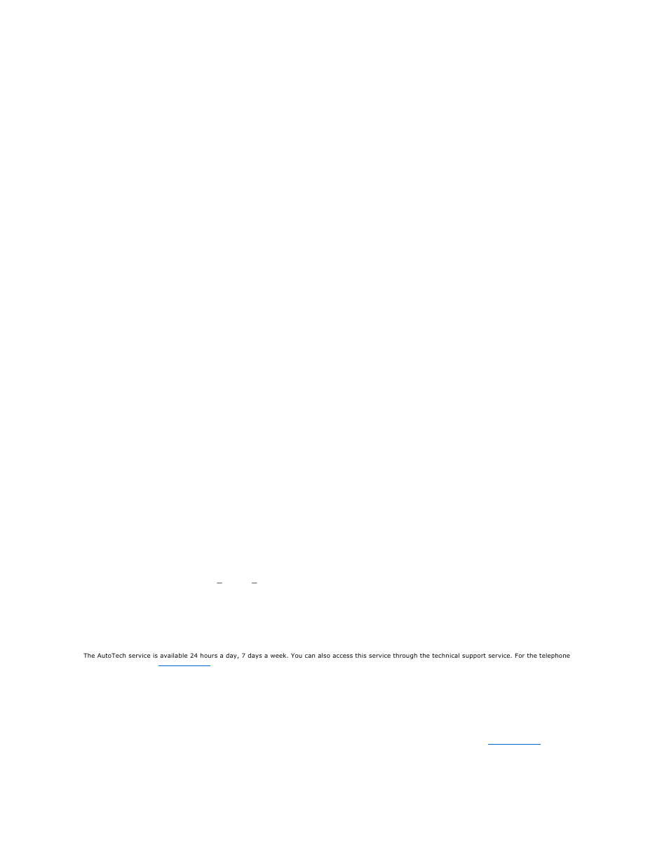 Technical support service, Autotech service, Automated order-status service | Dell OptiPlex 160L User Manual | Page 40 / 112