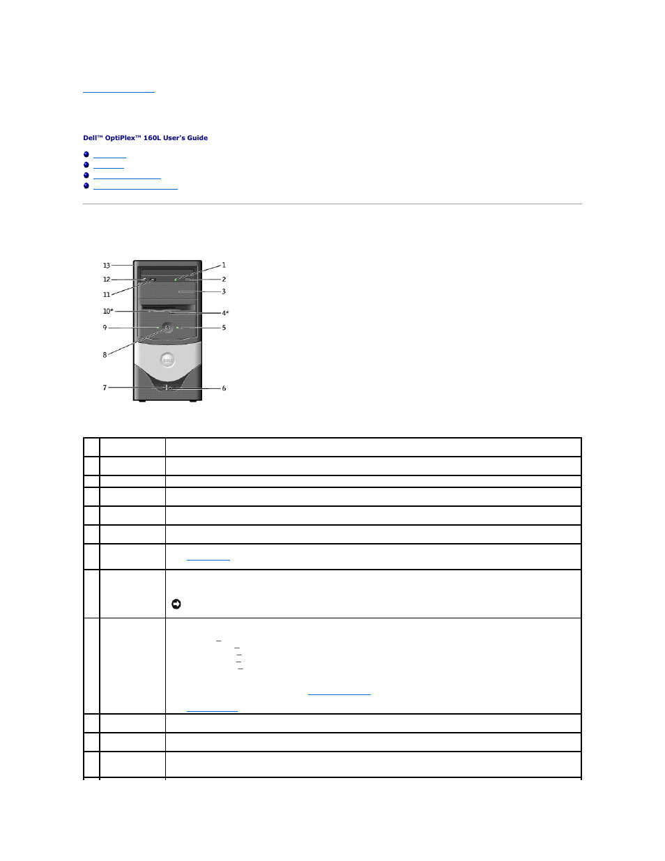 About your computer, Front view | Dell OptiPlex 160L User Manual | Page 65 / 112