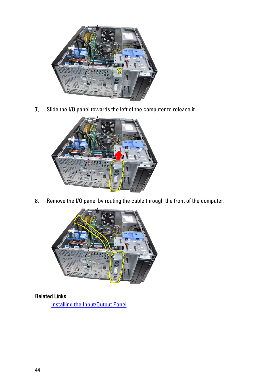 Dell Precision T1600 (Early 2011) User Manual | Page 44 / 89