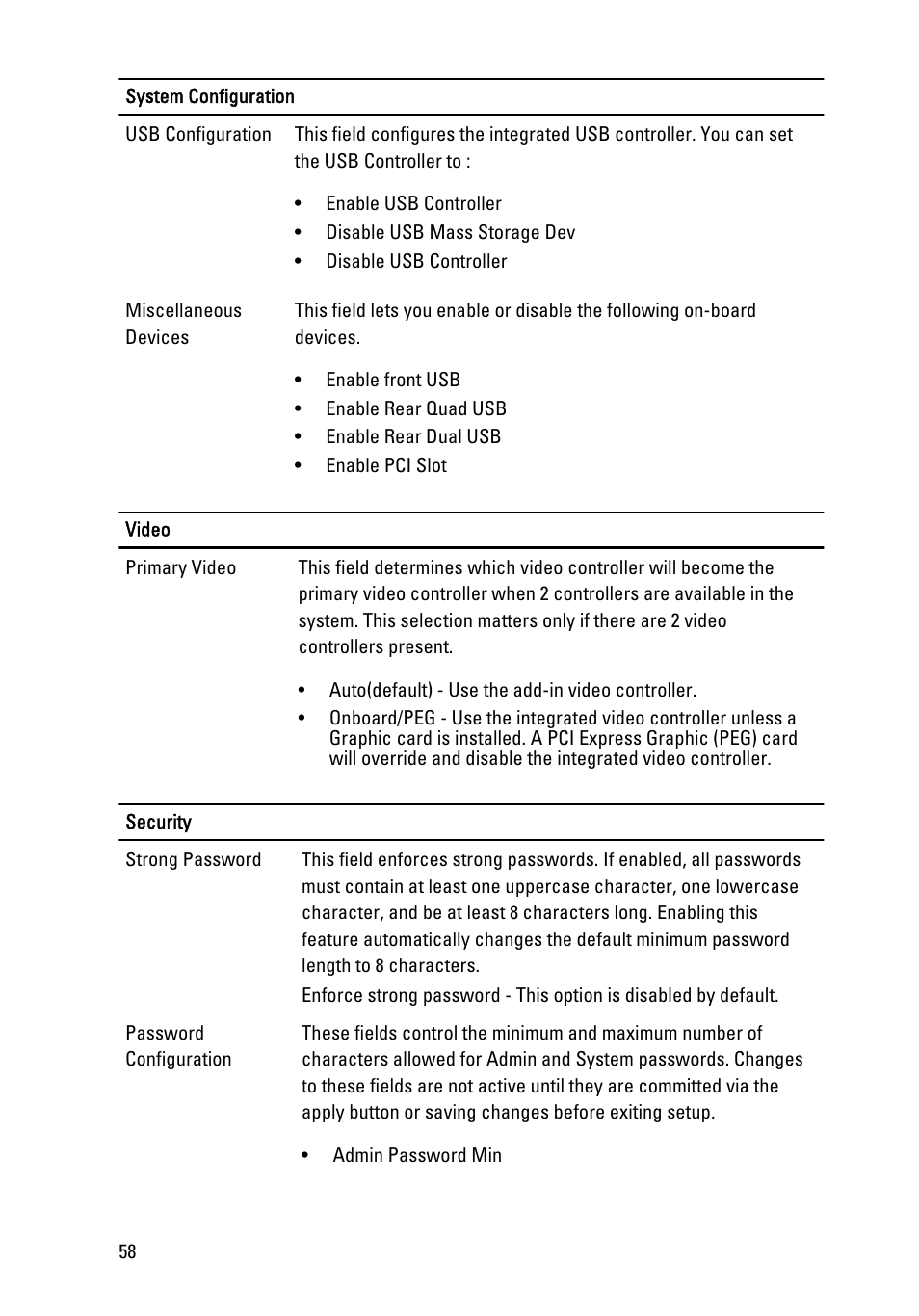 Dell Precision T1600 (Early 2011) User Manual | Page 58 / 89