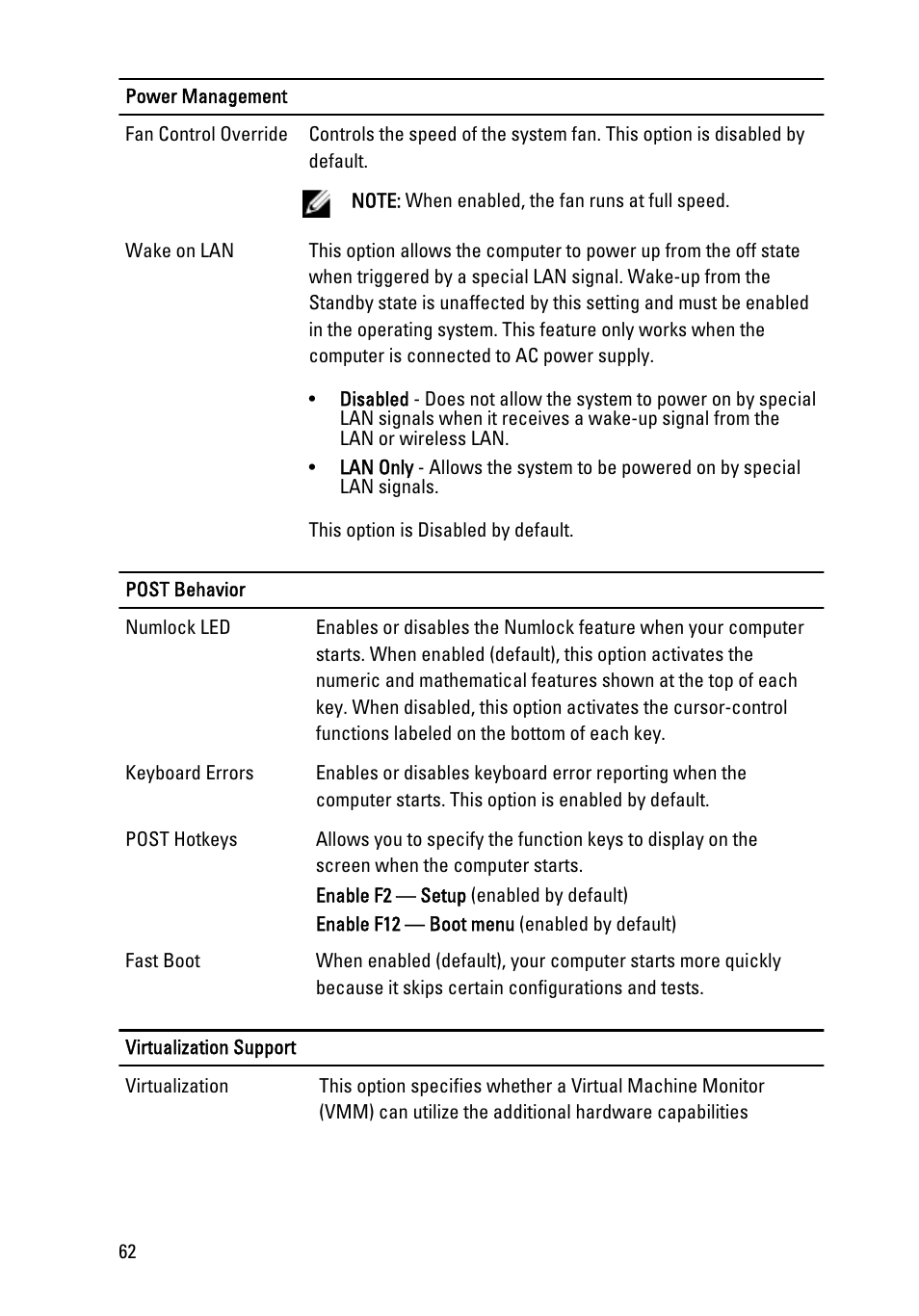 Dell Precision T1600 (Early 2011) User Manual | Page 62 / 89