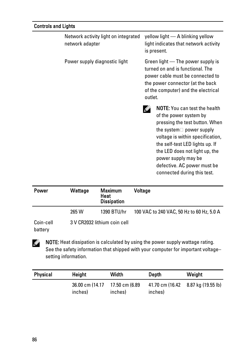 Dell Precision T1600 (Early 2011) User Manual | Page 86 / 89