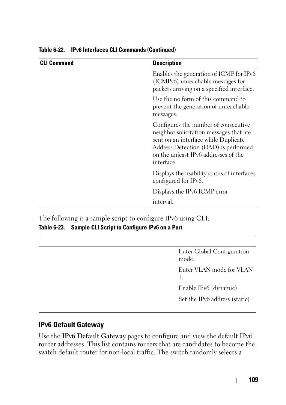 Ipv6 default gateway | Dell PowerEdge VRTX User Manual | Page 109 / 476