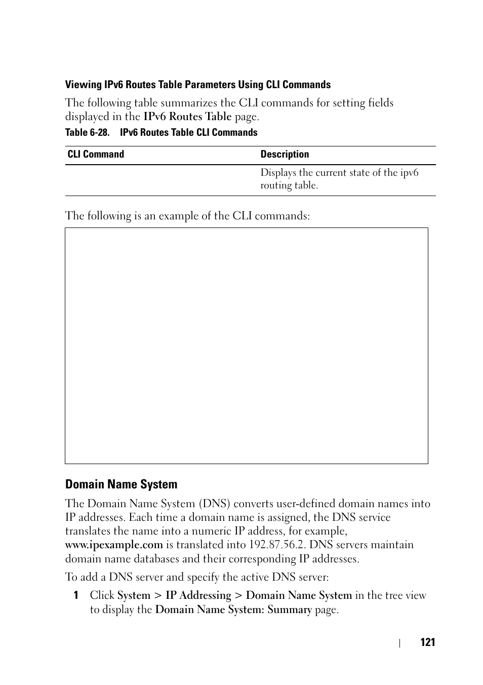 Domain name system | Dell PowerEdge VRTX User Manual | Page 121 / 476
